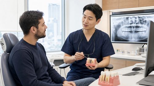 Korea dental implant cost for foreigners consultation