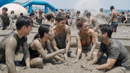 Boryeong Mud Festival 2026 tickets Daecheon Beach mud zone scene