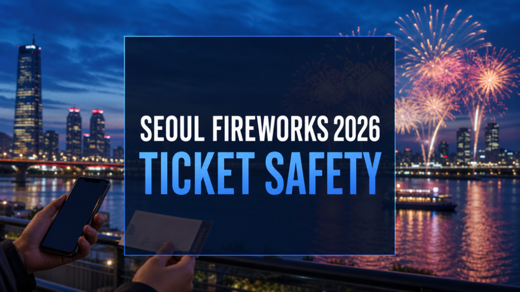 Seoul fireworks festival ticket resale 2026 ticket safety thumbnail