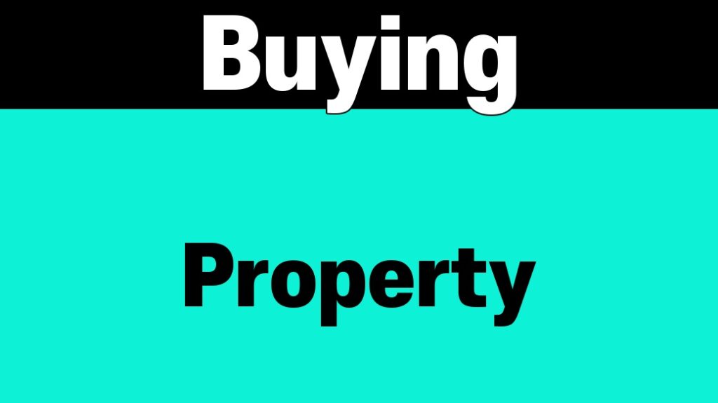 Foreigners buying property in Korea thumbnail with the words Buying Property in a bold graphic design