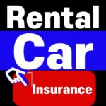 Korea rental car insurance excess thumbnail with the words Rental Car Insurance in a bold graphic design