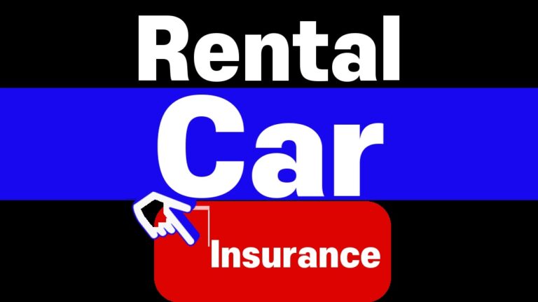 Korea rental car insurance excess thumbnail with the words Rental Car Insurance in a bold graphic design
