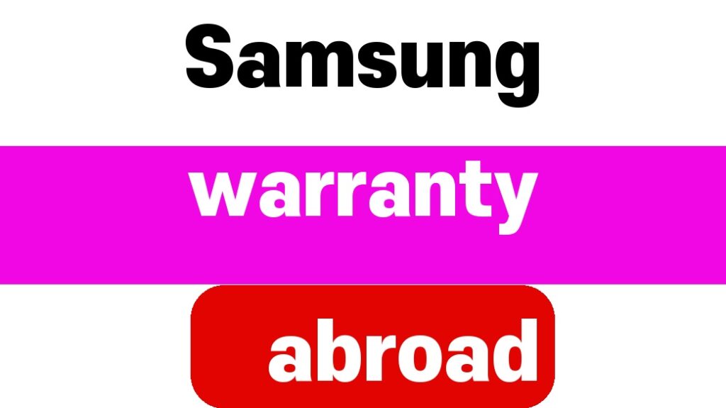 Samsung appliance warranty abroad SUM thumbnail with centered warranty wording